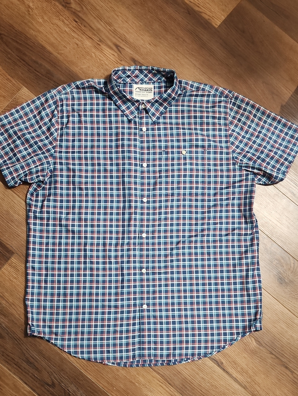 Mountain Khaki Men's Button Down Short Sleeve XXL